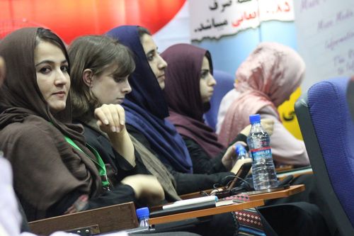 Afgan Social Media Summit (cropped, original by Luisa Whalmsey, licensed CC-BY